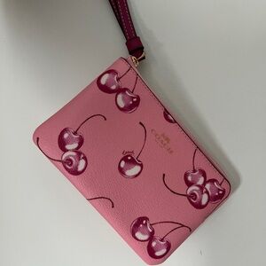 Coach Cherry Wristlet